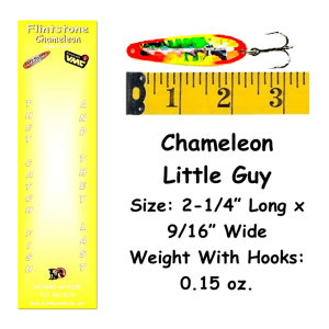 Chameleon Little Guy Spoons They Catch Fish and They Last