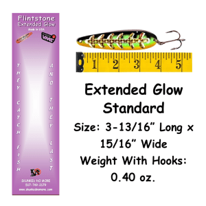Extended Glow Standard Spoons They Catch Fish and They Last